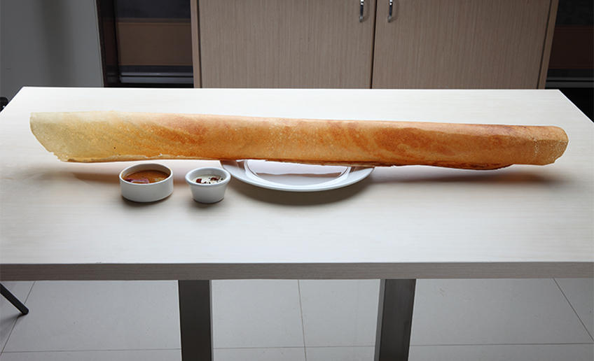 Paper dosa at Dine-N-Drive